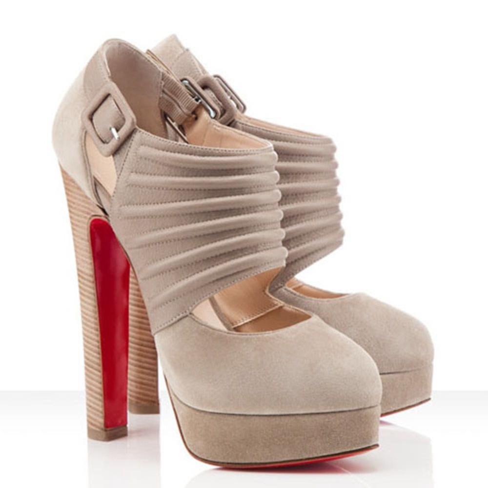 Christian Louboutin “Bye Bye” 160mm Suede pumps
